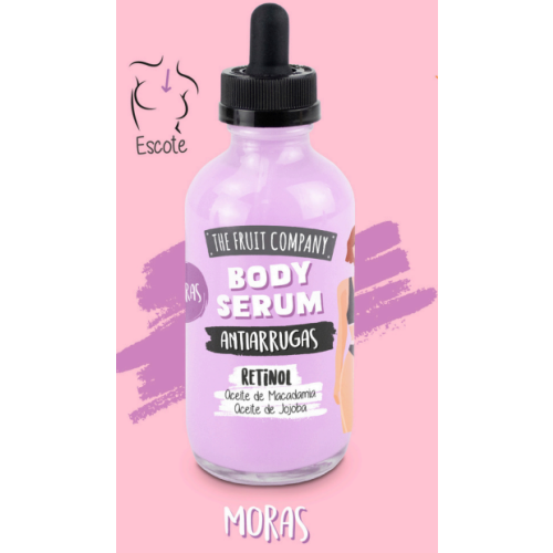 FRUIT COMPANY BODY SERUM CON RETINOL ESP. ESCOTE - MORAS 118 ML 
 BODY MILK